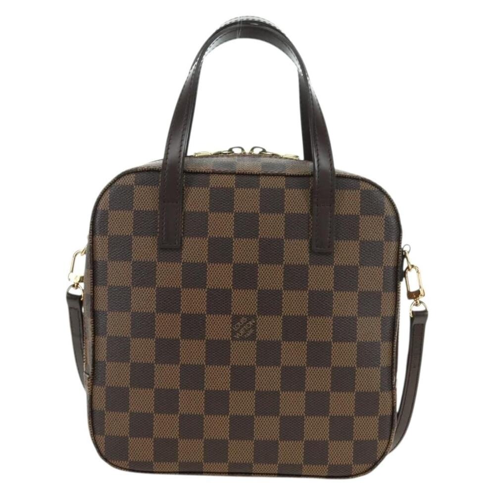 Louis Vuitton Damier Ebene Spontini Handbag Spo Brown